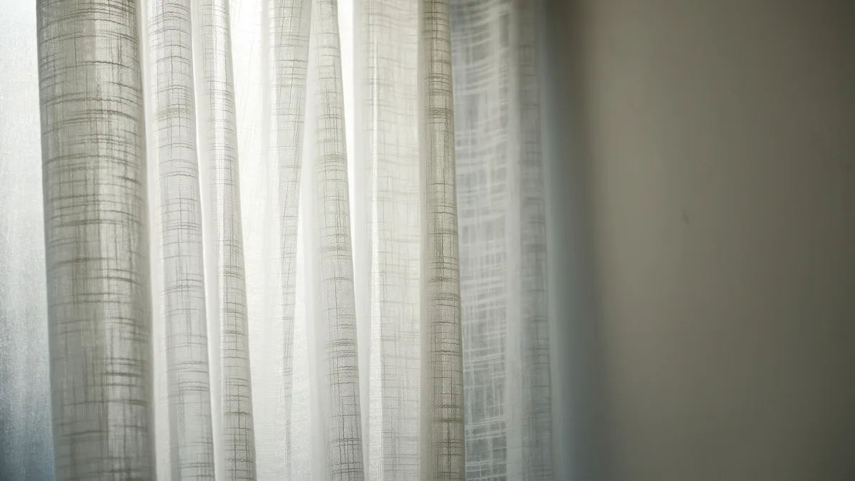 Sunlight through sheer curtains, representing an open disclosure about the GoHighLevel affiliate program