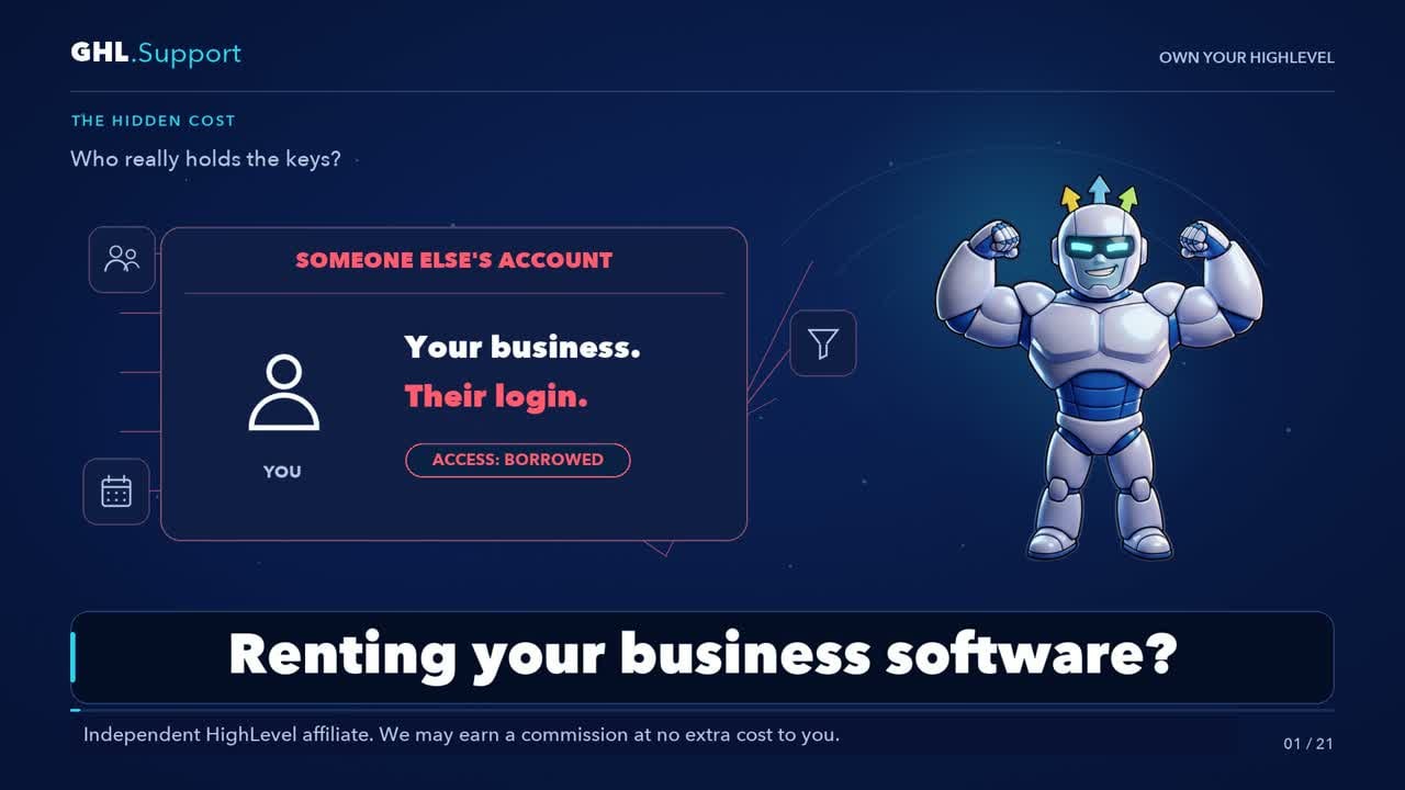 Opening frame of the Own Your HighLevel video